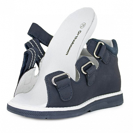 Сандали ортопедические Ортобум для мальчиков 27057-01 морские. Изображение 4 из 6