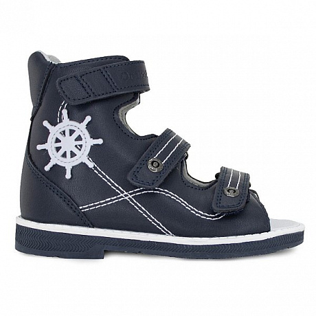 Сандали ортопедические Ортобум для мальчиков 71057-06 темно-синий риф. Изображение 2 из 6