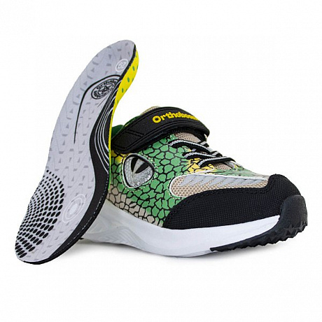 Кроссовки ортопедические Ортобум для мальчиков 33223-23 зеленый кайман. Изображение 4 из 6